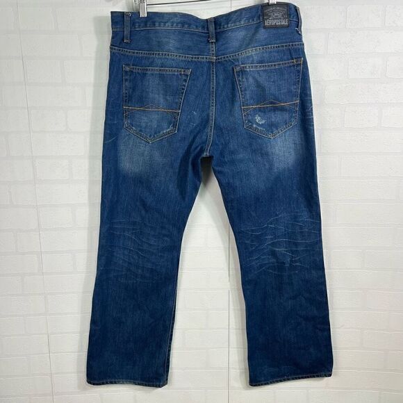 Aeropostale Mens Jeans Size 36/30 Driggs Slim Bootcut - Picture 9 of 16